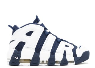 Nike Air More Uptempo "Olympic 2016 Release" Blanc Marine (414962-104)