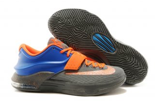 Nike KD VII 7 Gris Orange Bleu