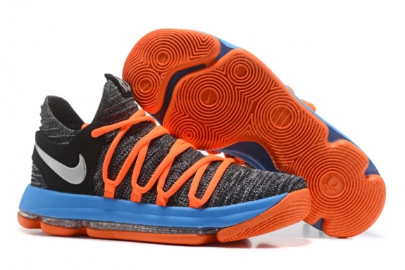Nike KD X 10 Noir Bleu Orange