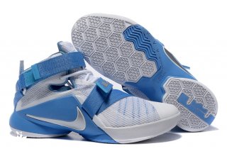 Nike Lebron Soldier IX 9 Bleu Blanc