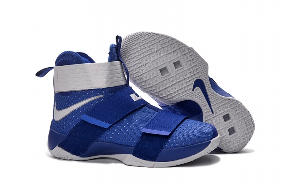 Nike Lebron Soldier X 10 Bleu Argent