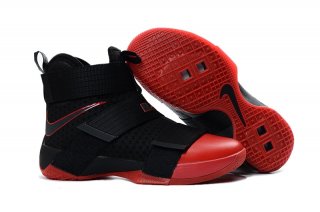 Nike Lebron Soldier X 10 "Red Toe" Noir Rouge