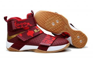Nike Lebron Soldier X 10 Rouge Or