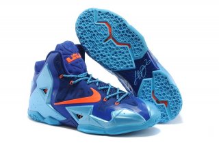 Nike Lebron XI 11 Bleu Orange