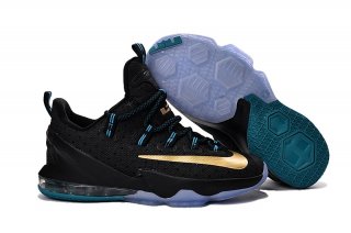 Nike Lebron XIII 13 Low Noir Bleu Or