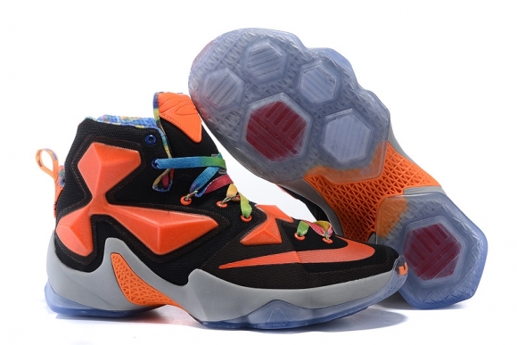Nike Lebron XIII 13 Noir Orange Gris
