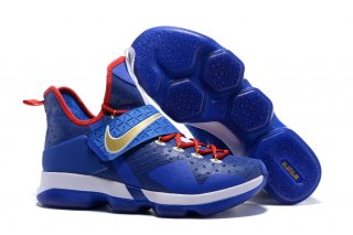 Nike Lebron XIV 14 Bleu Rouge Or