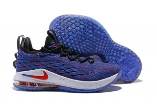 Nike Lebron XV 15 Low Bleu Rouge Noir