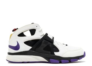 Nike Zoom Huarache Tr "Tcu" White Black Purple (414975-101)
