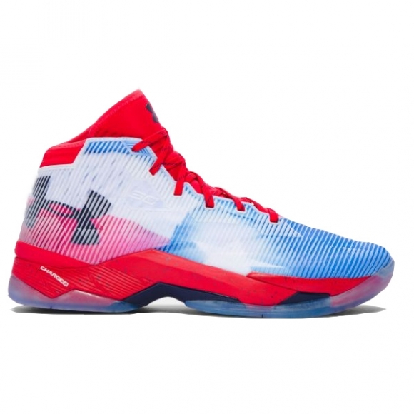 Under Armour Curry 2.5 "Texas" Blanc Rouge
