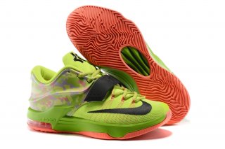 Nike KD 7 Fluorescent Vert Orange