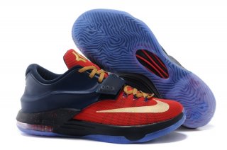 Nike KD 7 Foncé Bleu Rouge