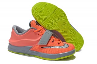 Nike KD 7 Orange Gris Enfant