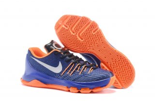 Nike KD 8 Orange Foncé Bleu