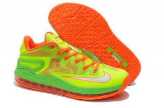 Nike Lebron 11 Orange Fluorescent Vert