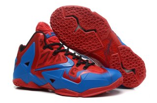 Nike Lebron 11 Rouge Bleu Noir