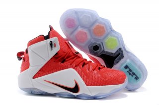 Nike Lebron 12 Blanc Rouge