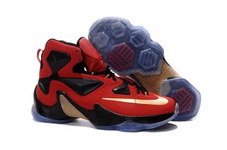 Nike Lebron 13 Rouge Noir Or