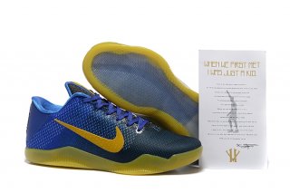 Nike Zoom Kobe 11 Elite Bleu Jaune