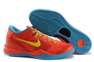 Nike Zoom Kobe 8 Orange Jaune Bleu