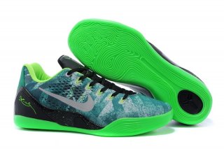 Nike Zoom Kobe 9 Elite Bleu Noir Fluorescent Vert