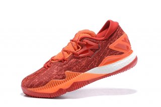 Adidas Crazylight Boost Rouge Orange Blanc