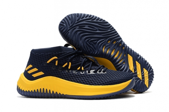 Adidas Damian Lillard IV 4 Marine Jaune