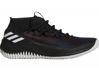 Adidas Damian Lillard IV 4 "Static" Noir Blanc (cq0477)