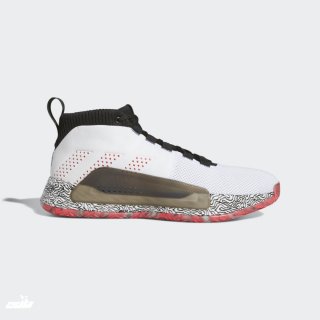 Adidas Damian Lillard V 5 Blanc Noir Rouge (f36561)