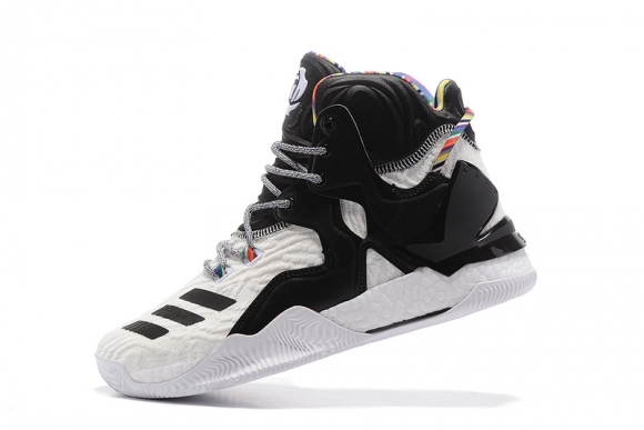 Adidas Derrick Rose VII 7 Blanc Noir Multicolore (by3475)