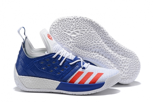 Adidas Harden Vol. 2 Usa Blanc Bleu Rouge (aq0026)