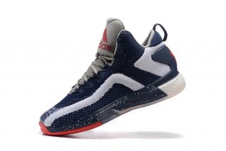 Adidas John Wall 2 Boost Primeknit Marine Rouge Blanc