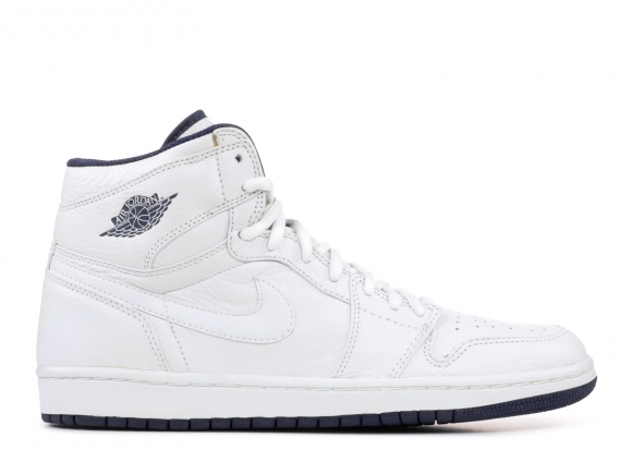 Air Jordan 1 (2001 Addition) Blanc Marine (136060-111)