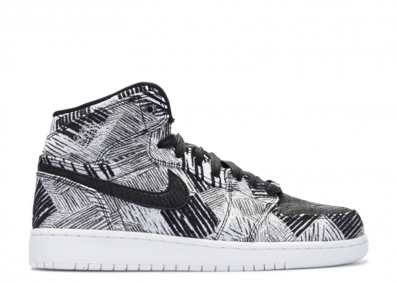 Air Jordan 1 High Bhm (Gs) Blanc Noir (739640-110)