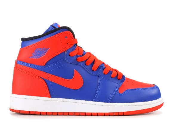 Air Jordan 1 High Og Gs "Knicks" Orange Bleu (575441-417)