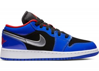 Air Jordan 1 Low "Top 3" (Gs) Noir Bleu (553560-406)