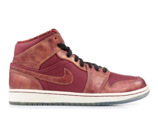 Air Jordan 1 Mid Bhm "Bhm" Rouge (647561-605)