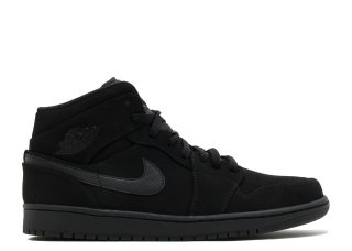 Air Jordan 1 Mid Noir (554724-040)