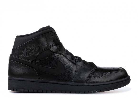 Air Jordan 1 Mid Noir Noir (554724-030)