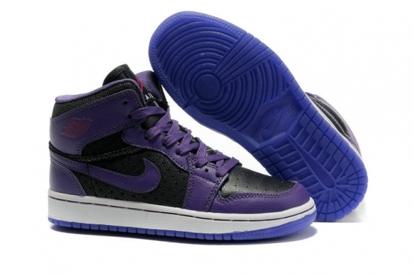 Air Jordan 1 Noir Pourpre