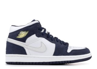 Air Jordan 1 Retro + Blanc Marine (136065-101)