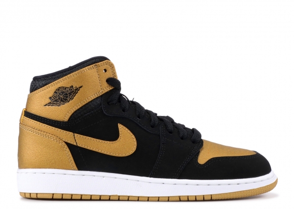 Air Jordan 1 Retro High Bg (Gs) "Melo (Pe Series)" Noir Or (705300-026)