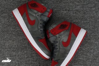 Air Jordan 1 Retro High Camo Gris Rouge