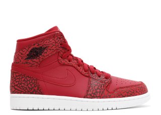 Air Jordan 1 Retro High "Elephant Print" Rouge (839115-600)