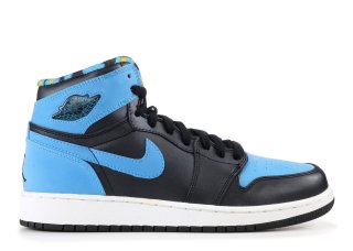 Air Jordan 1 Retro High (Gs) Noir Bleu (332148-041)