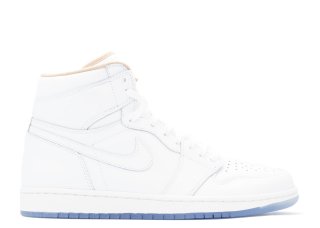 Air Jordan 1 Retro High La "Los Angeles" Blanc Métallique Or (819012-130)