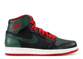 Air Jordan 1 Retro High Noir Rouge Vert (332550-025)