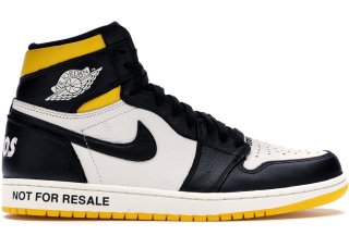 Air Jordan 1 Retro High "Not For Resale" Noir Jaune (861428-107)