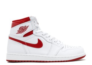 Air Jordan 1 Retro High Og "2017 Release" Blanc Rouge (555088-103)