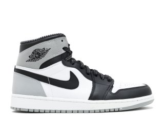 Air Jordan 1 Retro High Og "Barons" Blanc Noir Gris (555088-104)